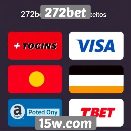 Métodos de pagamento aceitos no 272bet